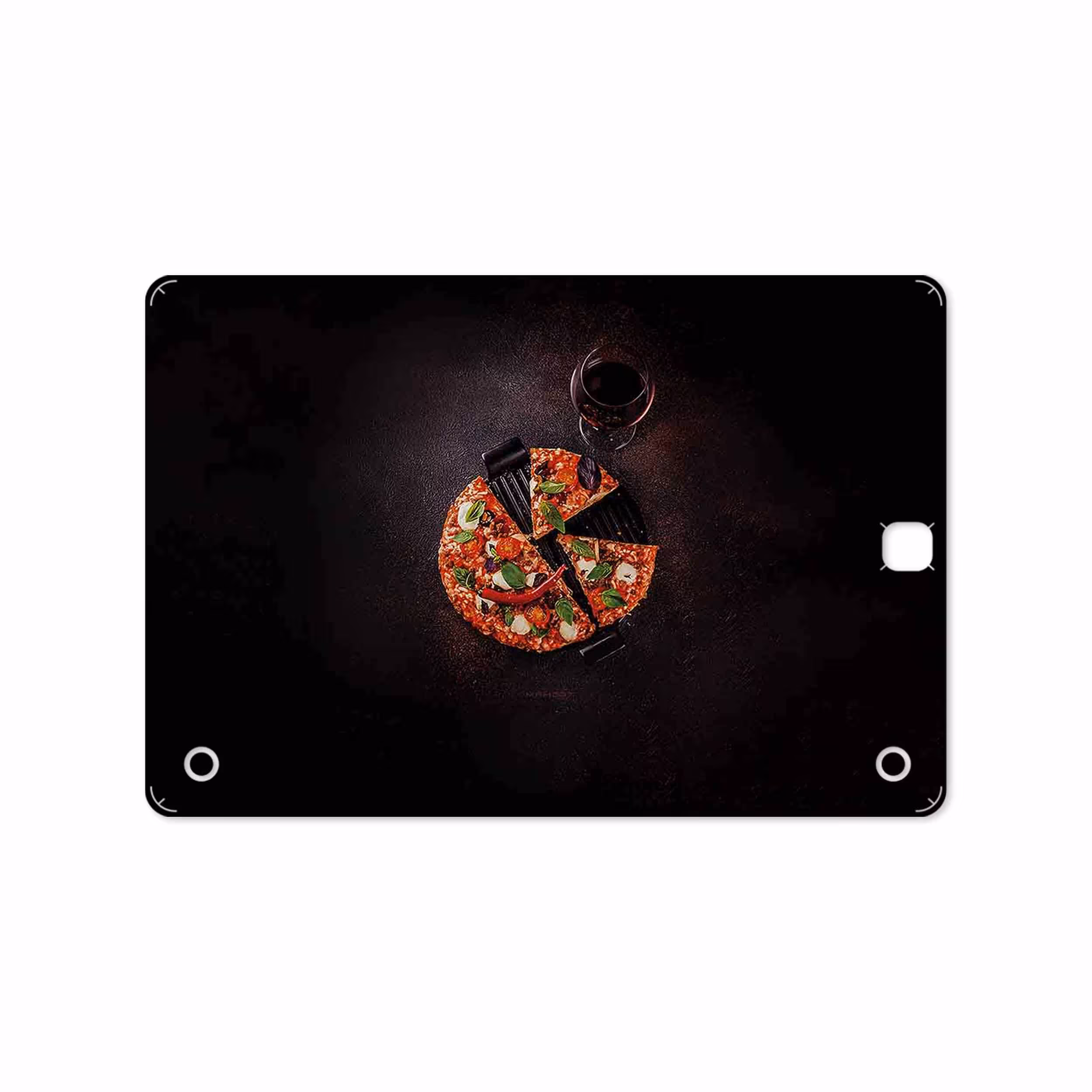 برچسب پوششی ماهوت مدل Pizza مناسب برای تبلت سامسونگ Galaxy Tab A 9.7 2015 T550
