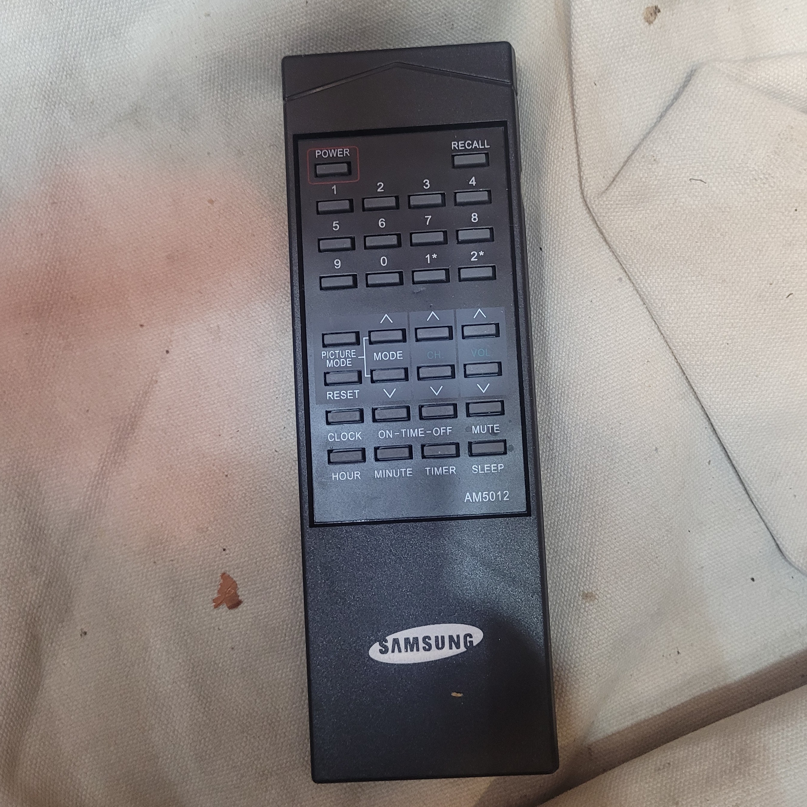 کنترل تلوزیون قدیمی سامسونگ  SAMSUNG