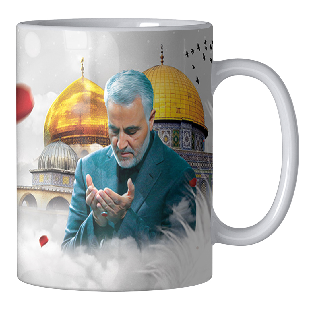 ماگ طرح سردار سلیمانی مدل 005