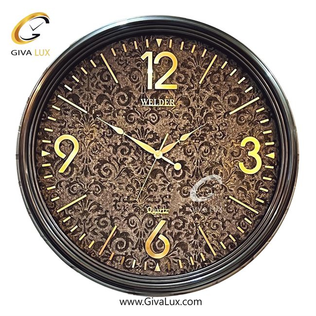 ساعت دیواری اورجینال ولدر PVC کروم| کد رفرنس 7010