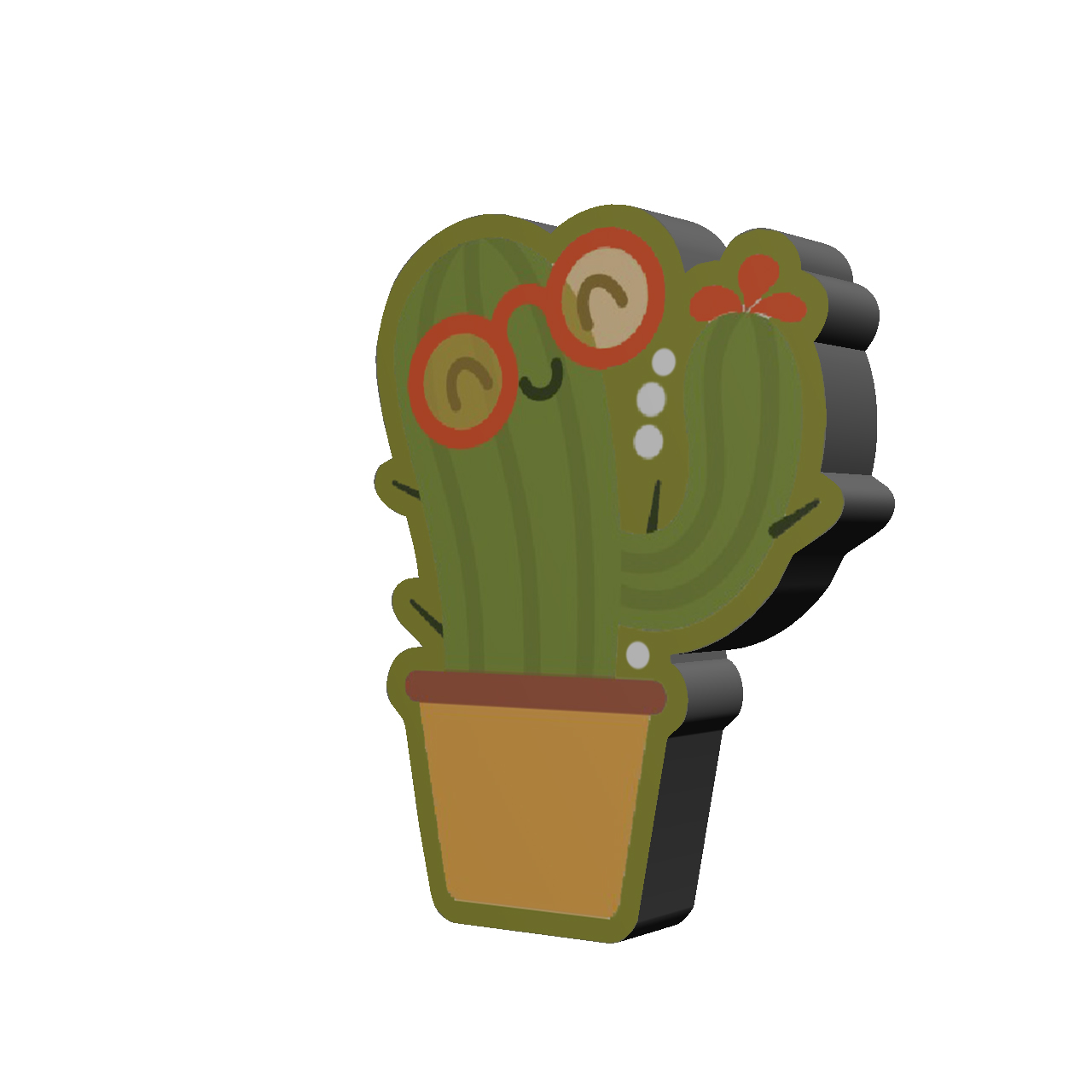 استیکر طرح کاکتوس کد 90