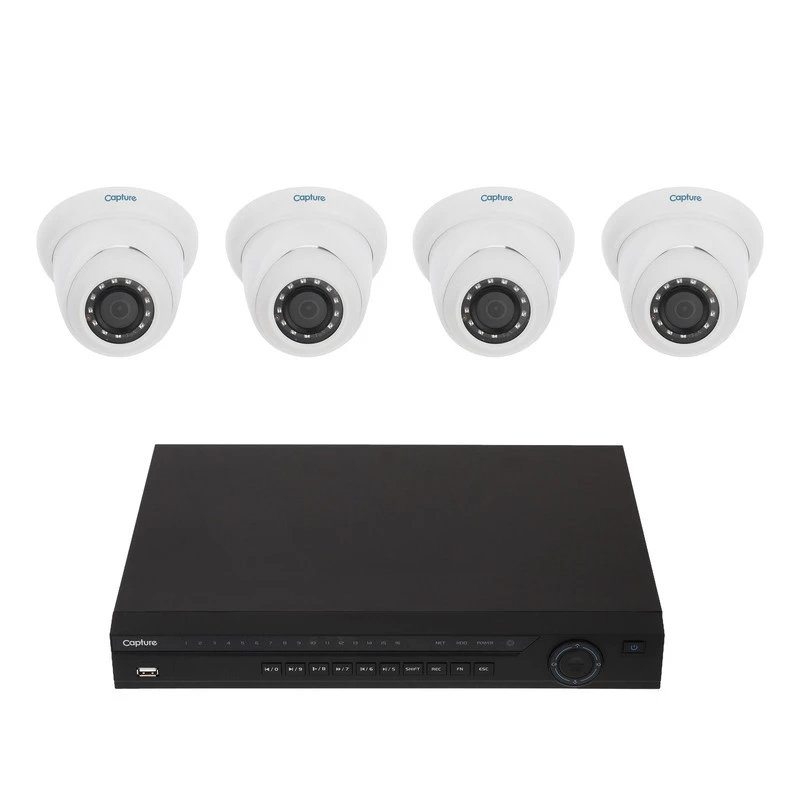 سیستم مدار بسته امنیتی 4 دوربین کپچر مدل R2-IP4CHKIT