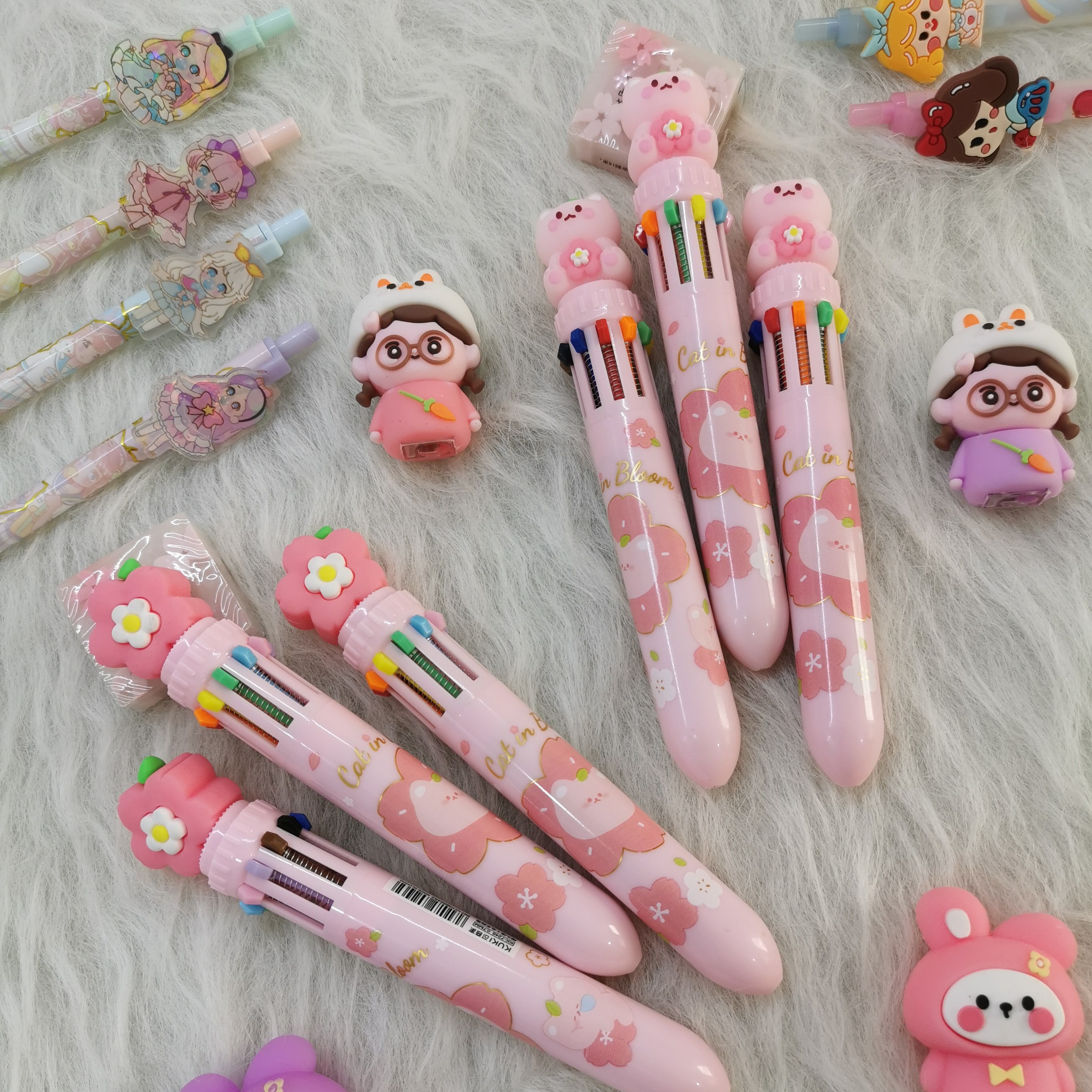 خودکار 10 رنگ فانتزی