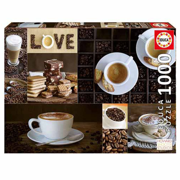 پازل 1000 تکه ادوکا مدل COFFEE