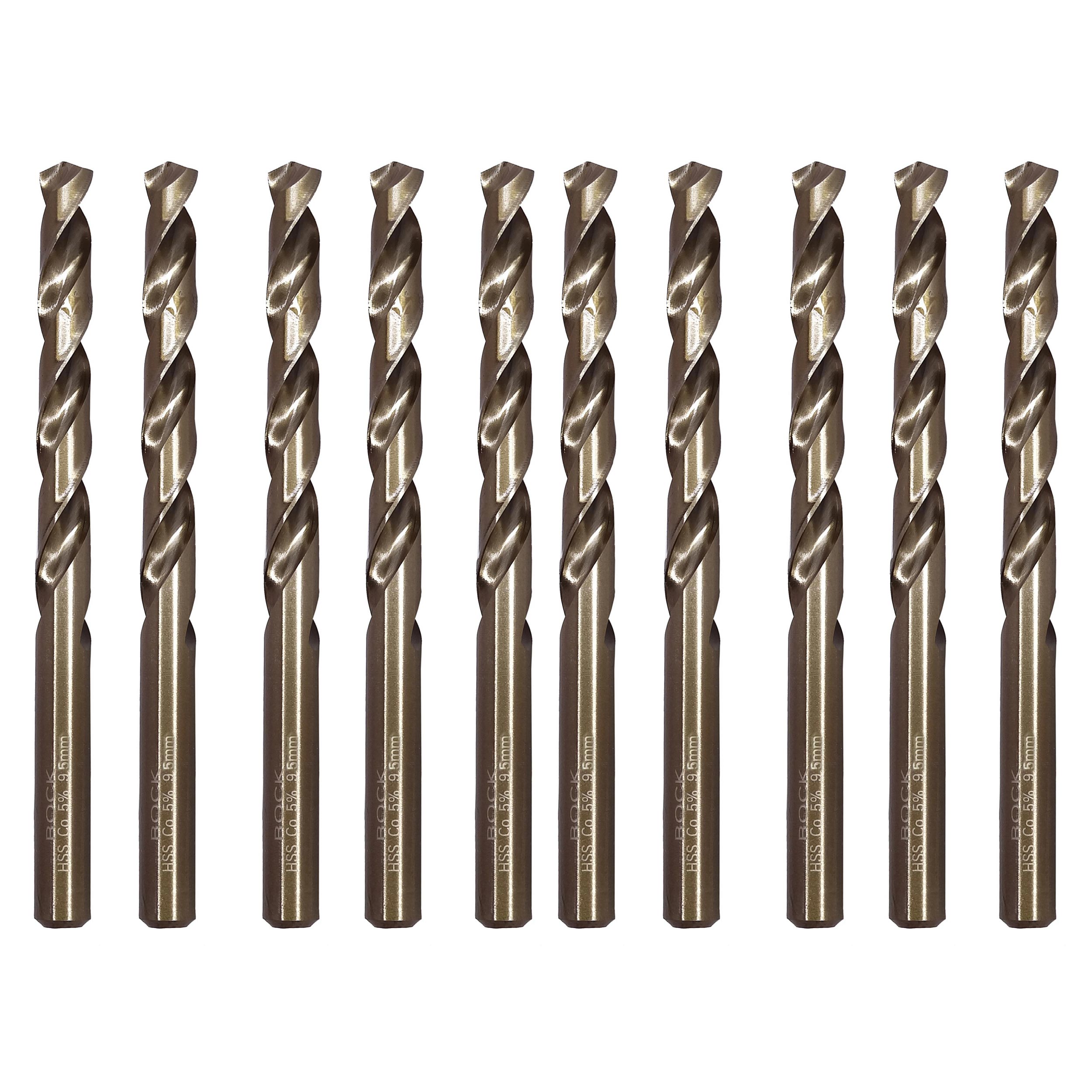 مته فلز کبالت راک مدل ART-RK-9.5mm- سایز 9.5 میلی متر مجموعه 10 عددی