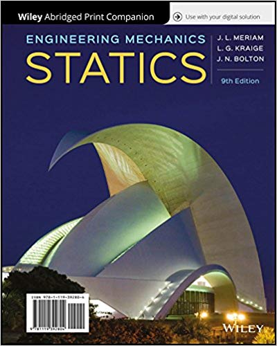 󾕇 دانلود کتاب Engineering Mechanics - Statics, 9th ed, 2018 - دانلود کتاب های دانشگاهی