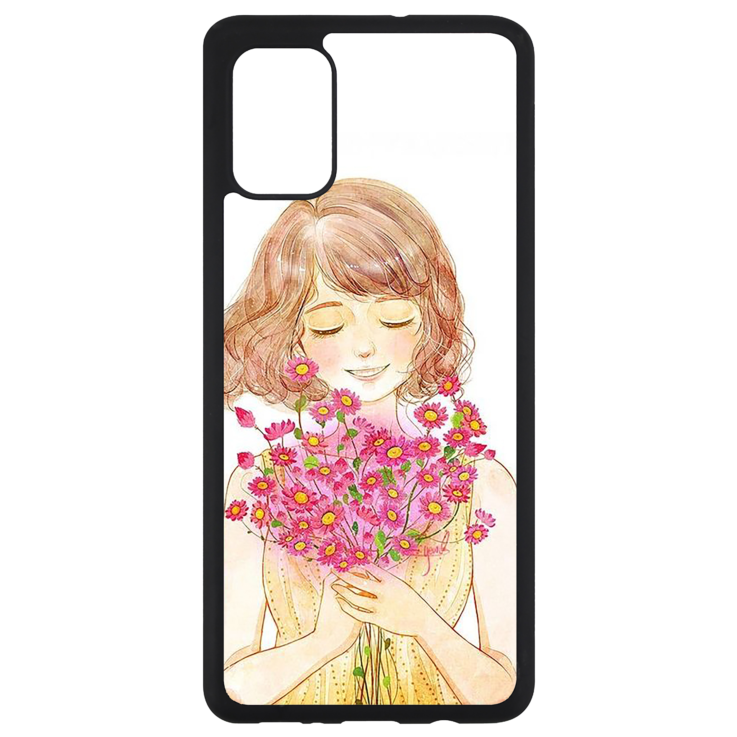 کاور طرح دختر مدل CHL50239 مناسب برای گوشی موبایل سامسونگ Galaxy A71