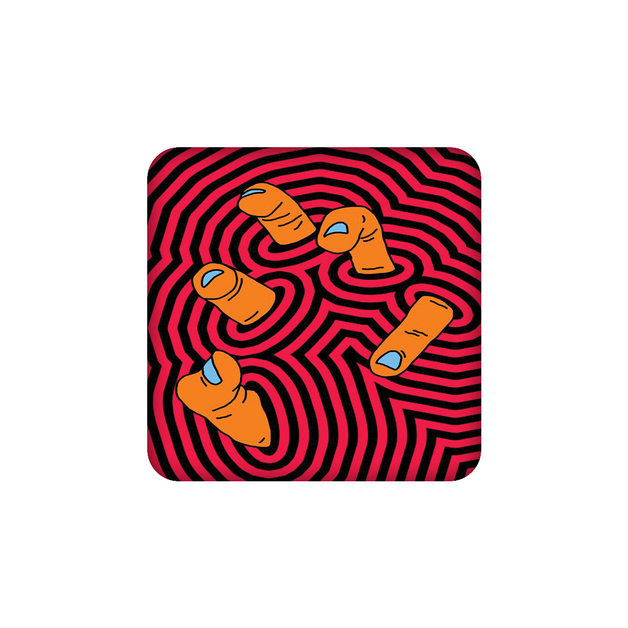 زیرلیوانی طرح دست کد 533