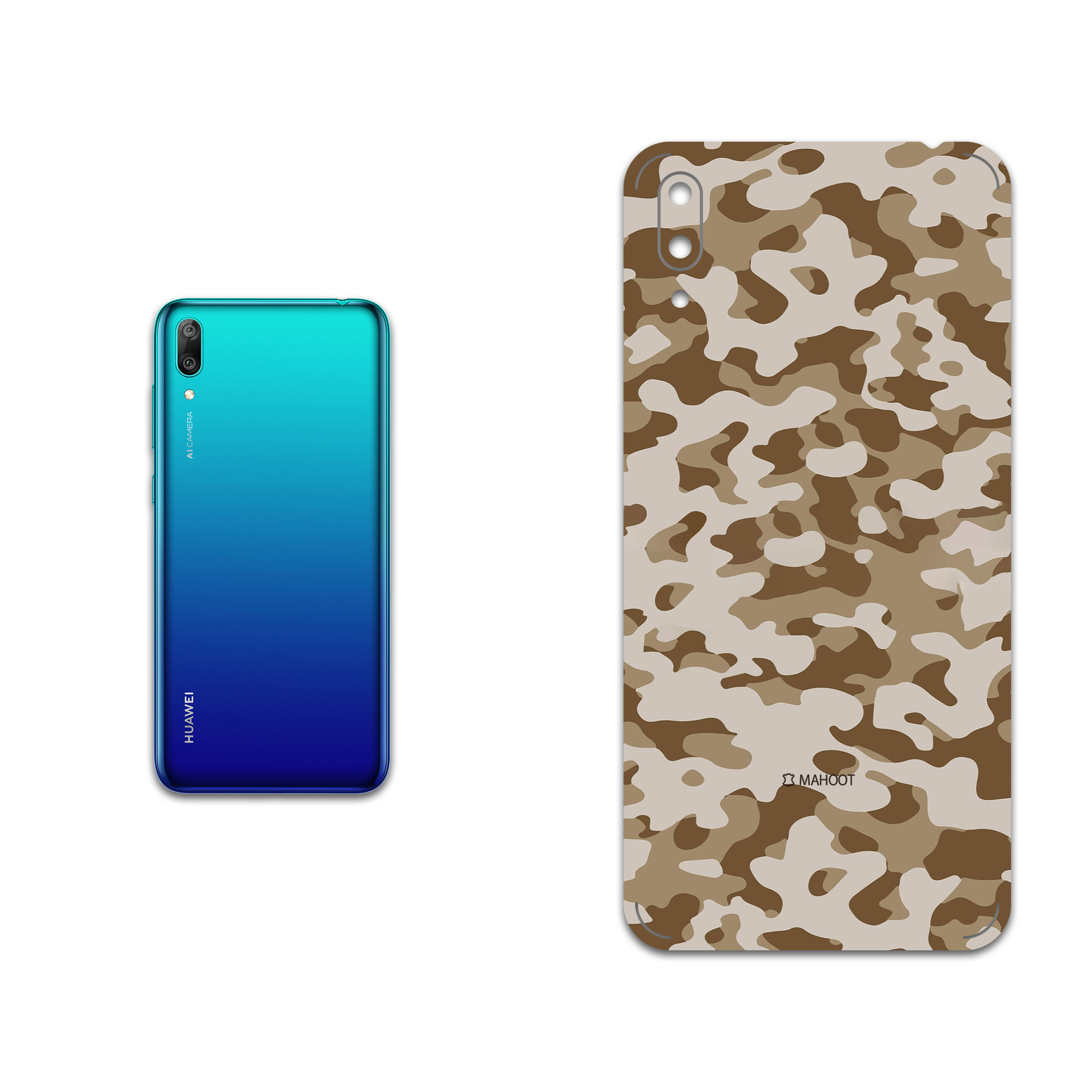 برچسب پوششی ماهوت مدل Army-Desert مناسب برای گوشی موبایل هوآوی Y7 Pro 2019