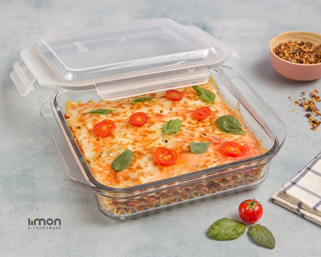 ظرف شیشه ای مربع 2.1 لیتر کد محصول : 204535