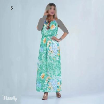 مدل پیراهن ساحلی بلند زنانه مدل آریان ( پاپیون )6