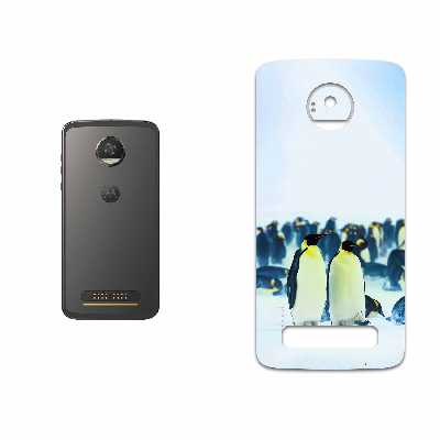 برچسب پوششی ماهوت مدل Penguin مناسب برای گوشی موبایل موتورولا Moto Z Play