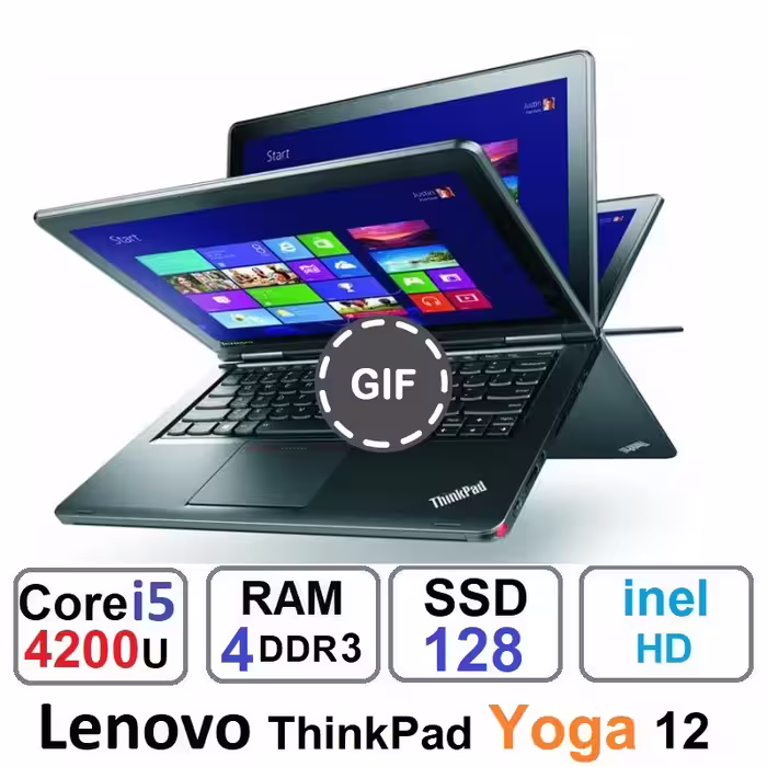 لپ تاپ Lenovo ThinkPad Yoga 12 Core i5 لمسی