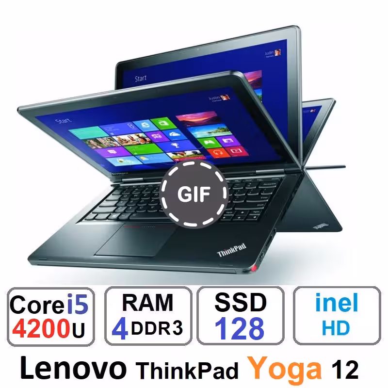 لپ تاپ Lenovo ThinkPad Yoga 12 Core i5 لمسی