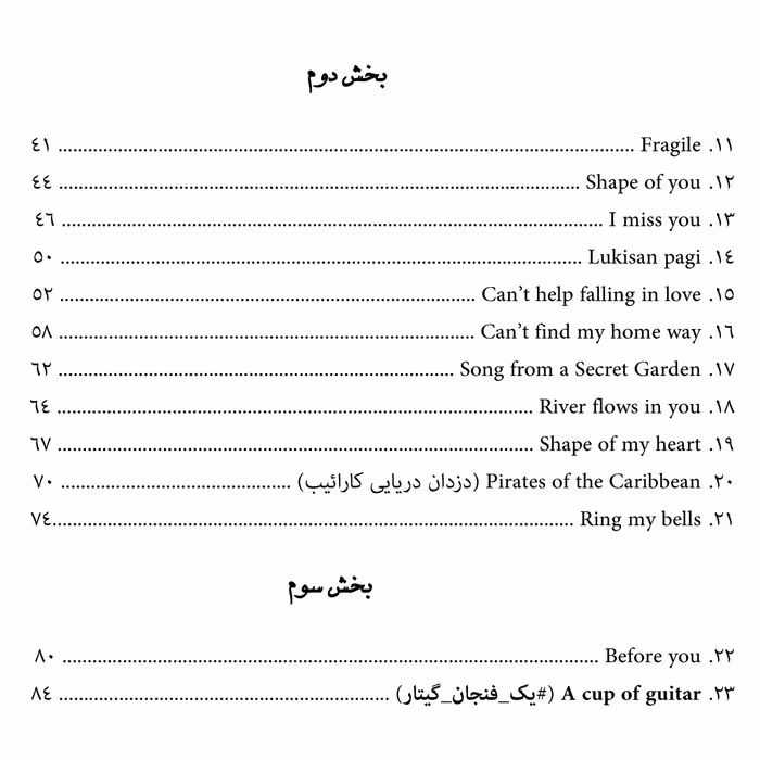کتاب یک فنجان گیتار اثر سامان کشاورزی انتشارات پنج خط