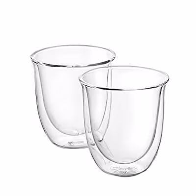 فنجان دلونگی مدل دوجداره espresso کد DLSC310 مجموعه 2عددی