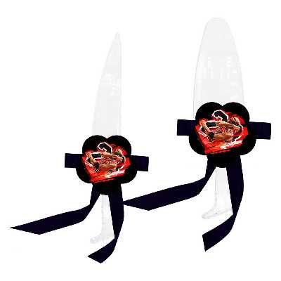   ست کارد و کفگیر سرو کیک مدل جردن