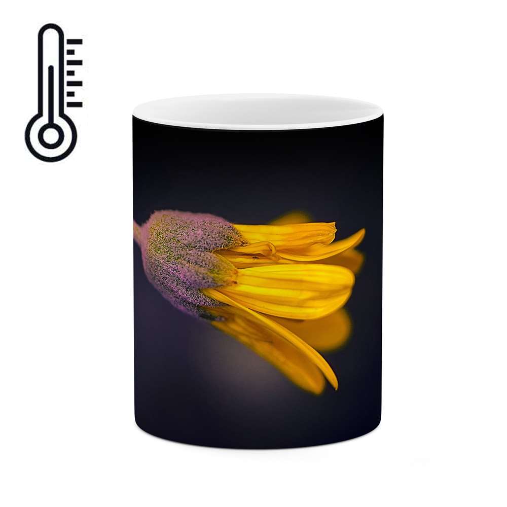 ماگ حرارتی طرح گل مدل mgh11203