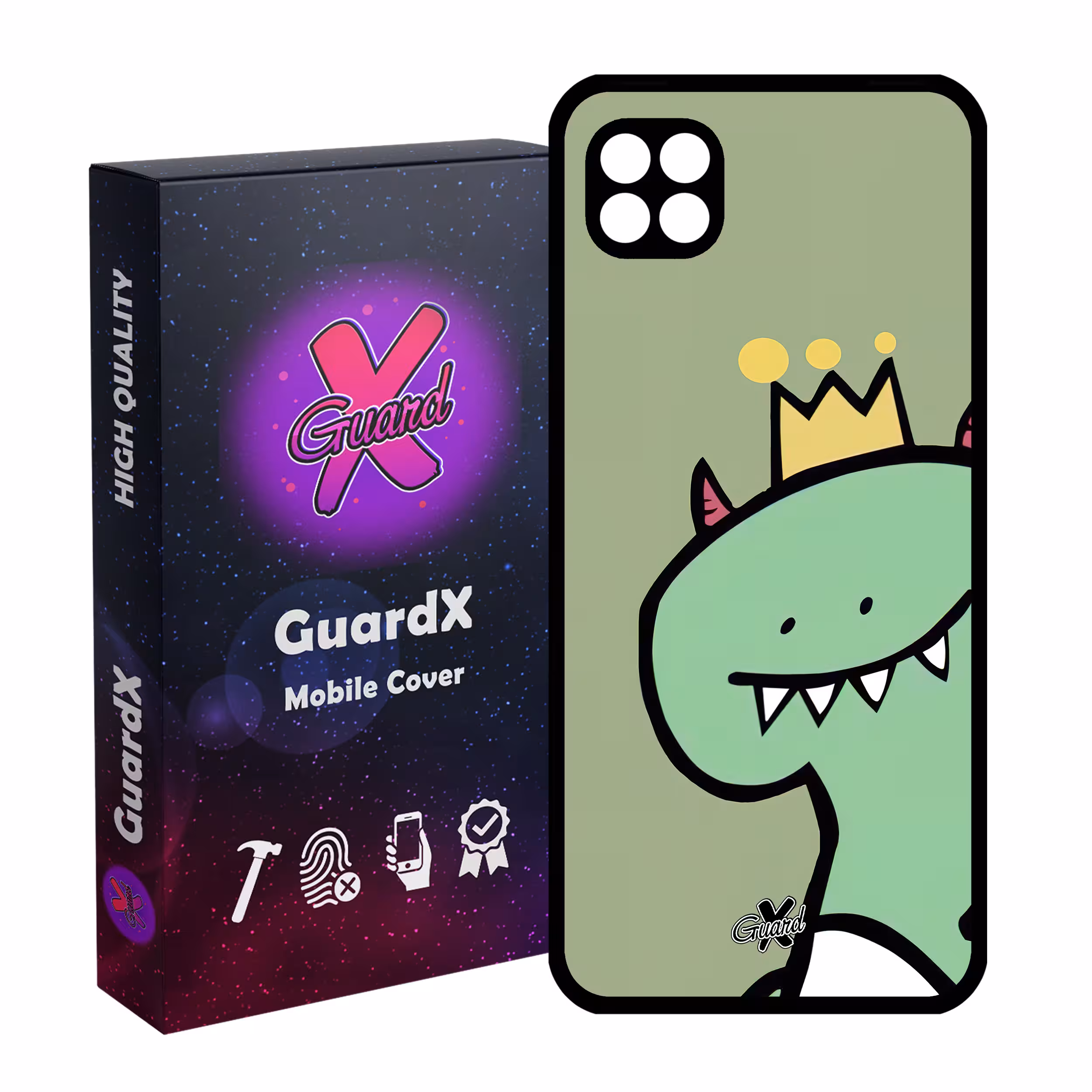 کاور گارد ایکس طرح نقاشی مدل Glass10463 مناسب برای گوشی موبایل سامسونگ Galaxy A22 5G