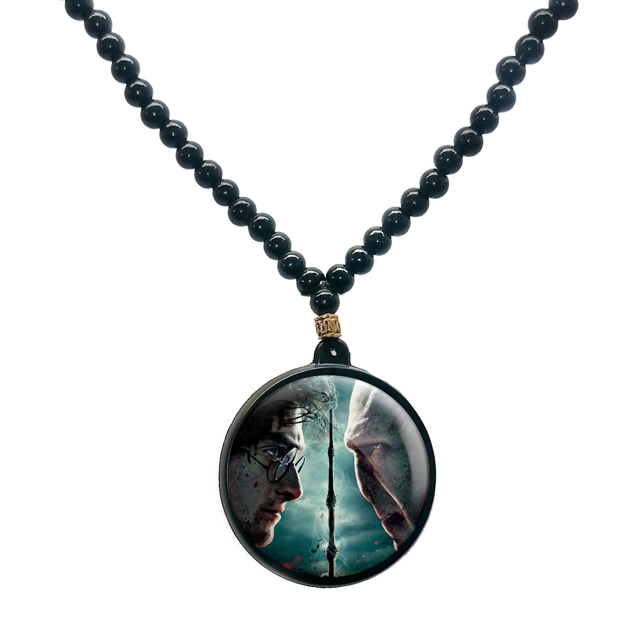 گردنبند پرمانه طرح Harry Potter کد pmd.23974 مدل دو طرفه