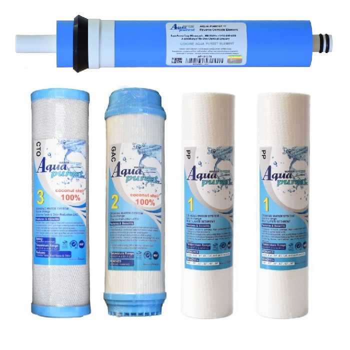 فیلتر دستگاه تصفیه آب آکوا پیورست مدل FDA-NEW 05 مجموعه 5 عددی