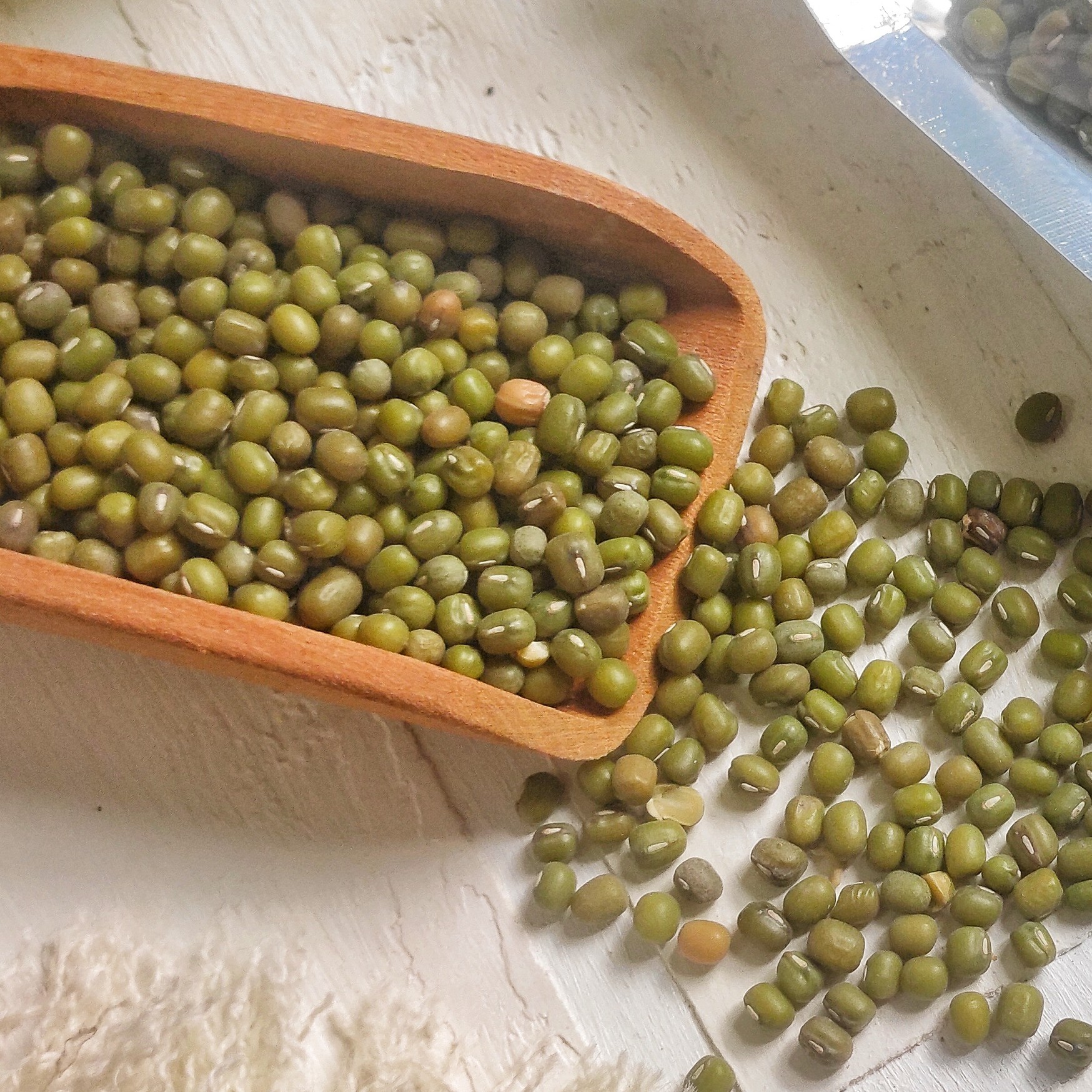 ماش بوجار و دستچین نیم کیلویی