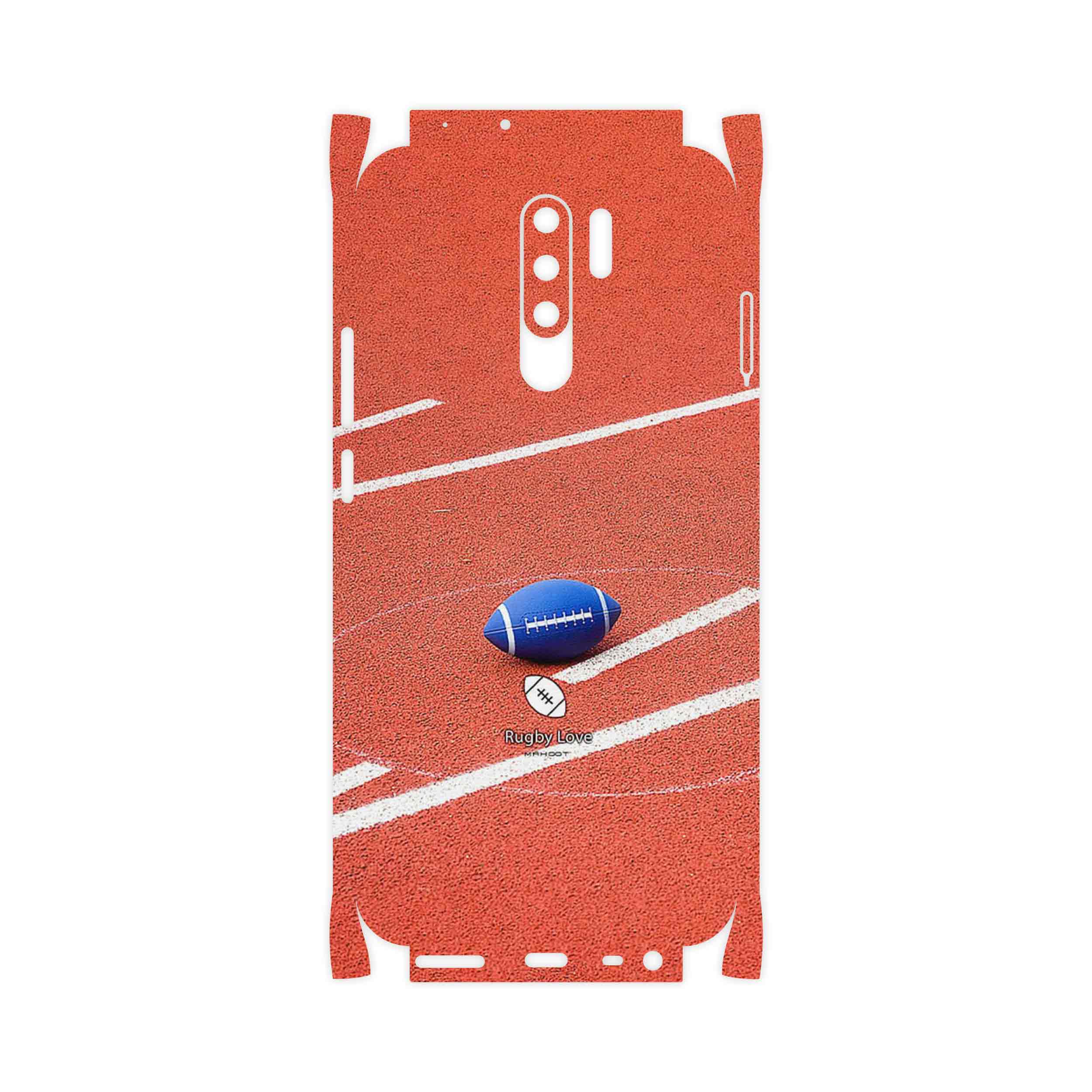 برچسب پوششی ماهوت مدل Rugby football-FullSkin مناسب برای گوشی موبایل شیائومی Redmi 9