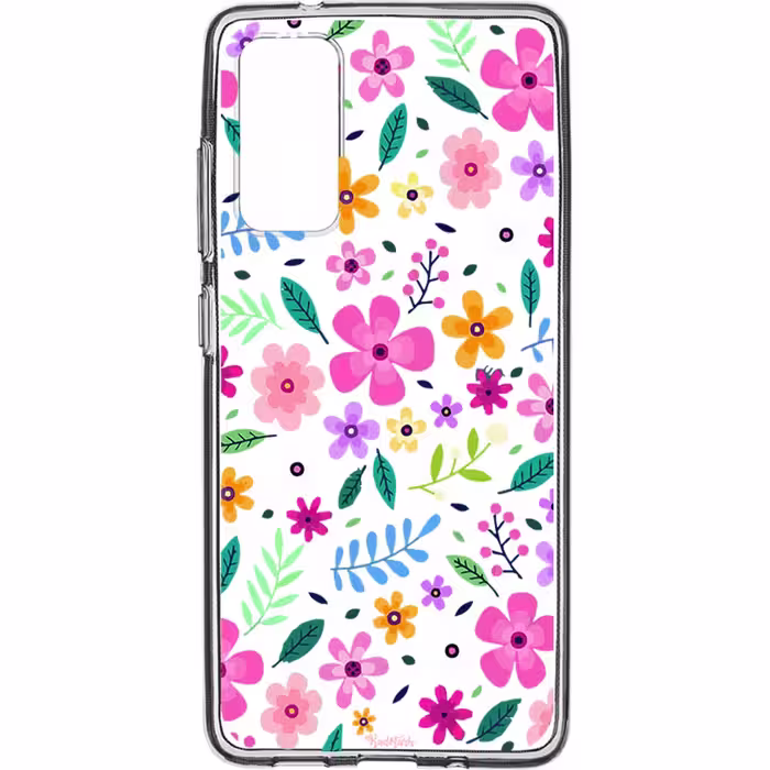 کاور طرح گل مناسب برای گوشی موبایل سامسونگ Galaxy S20 FE