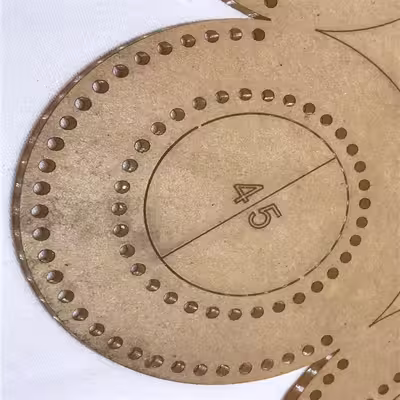 شابلون نشانه گذاری مدل 6 گرد مدل N104