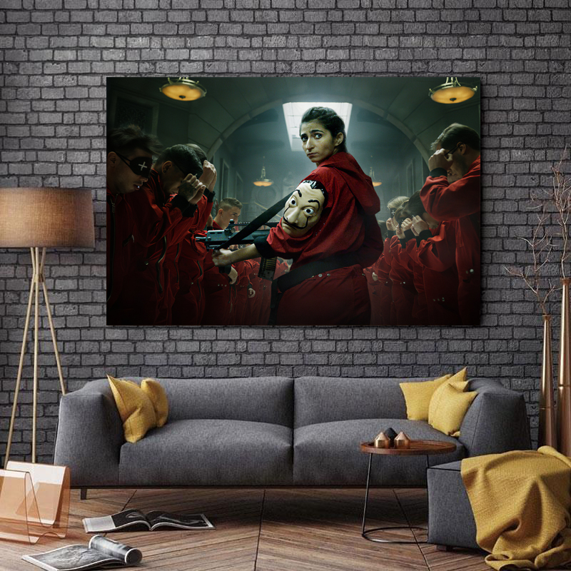 تابلو شاسی طرح سینما مدل Money Heist کد A95