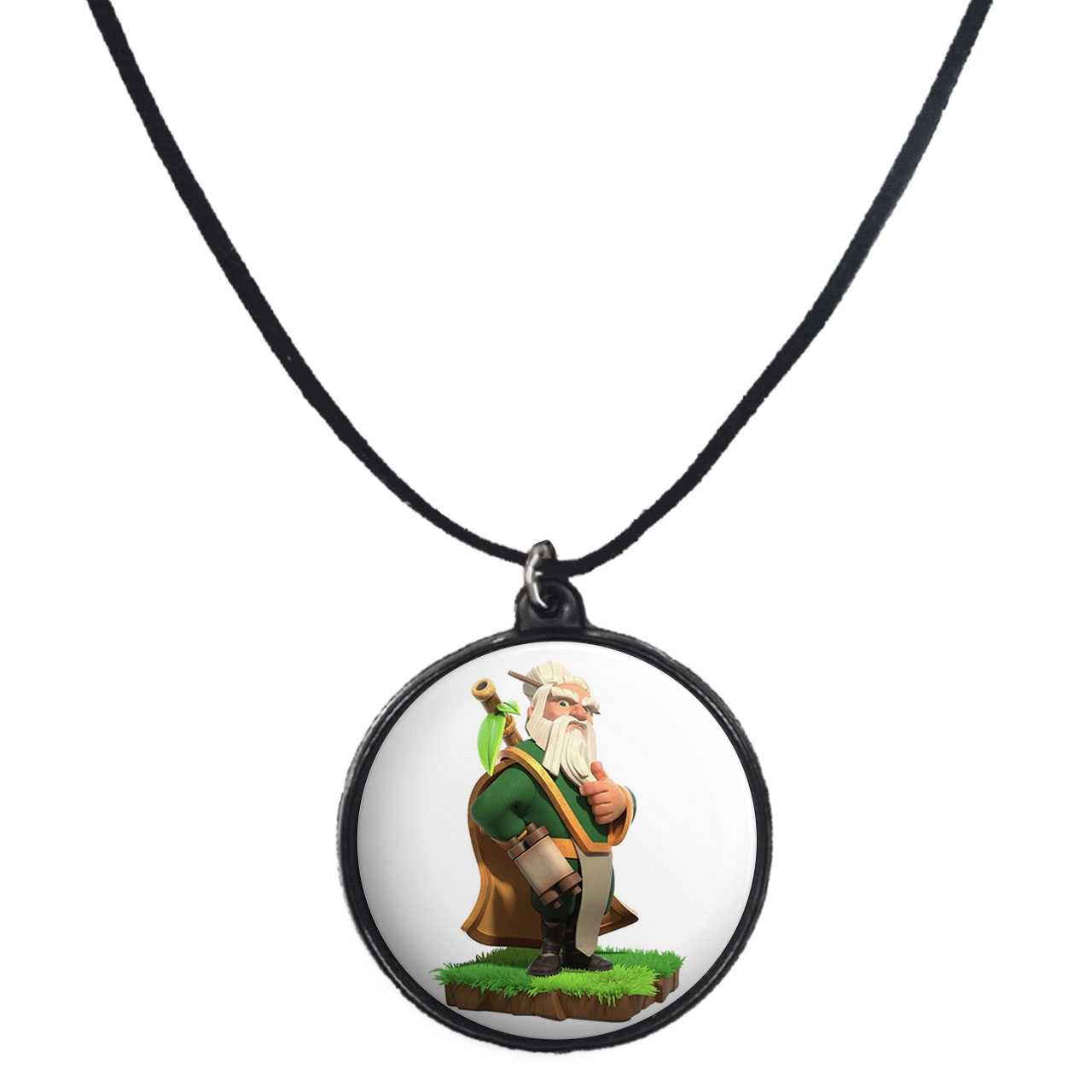 گردنبند پرمانه طرح clash کد pmb.26510مدل دو طرفه