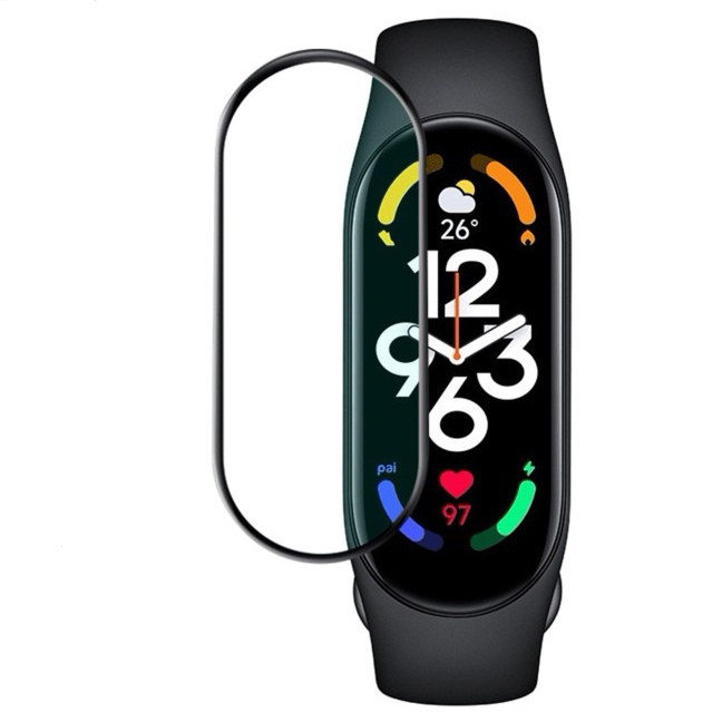 محافظ صفحه نمایش مدل pmma مناسب برای ساعت هوشمند شیائومی Mi band 7 | کالا برتری