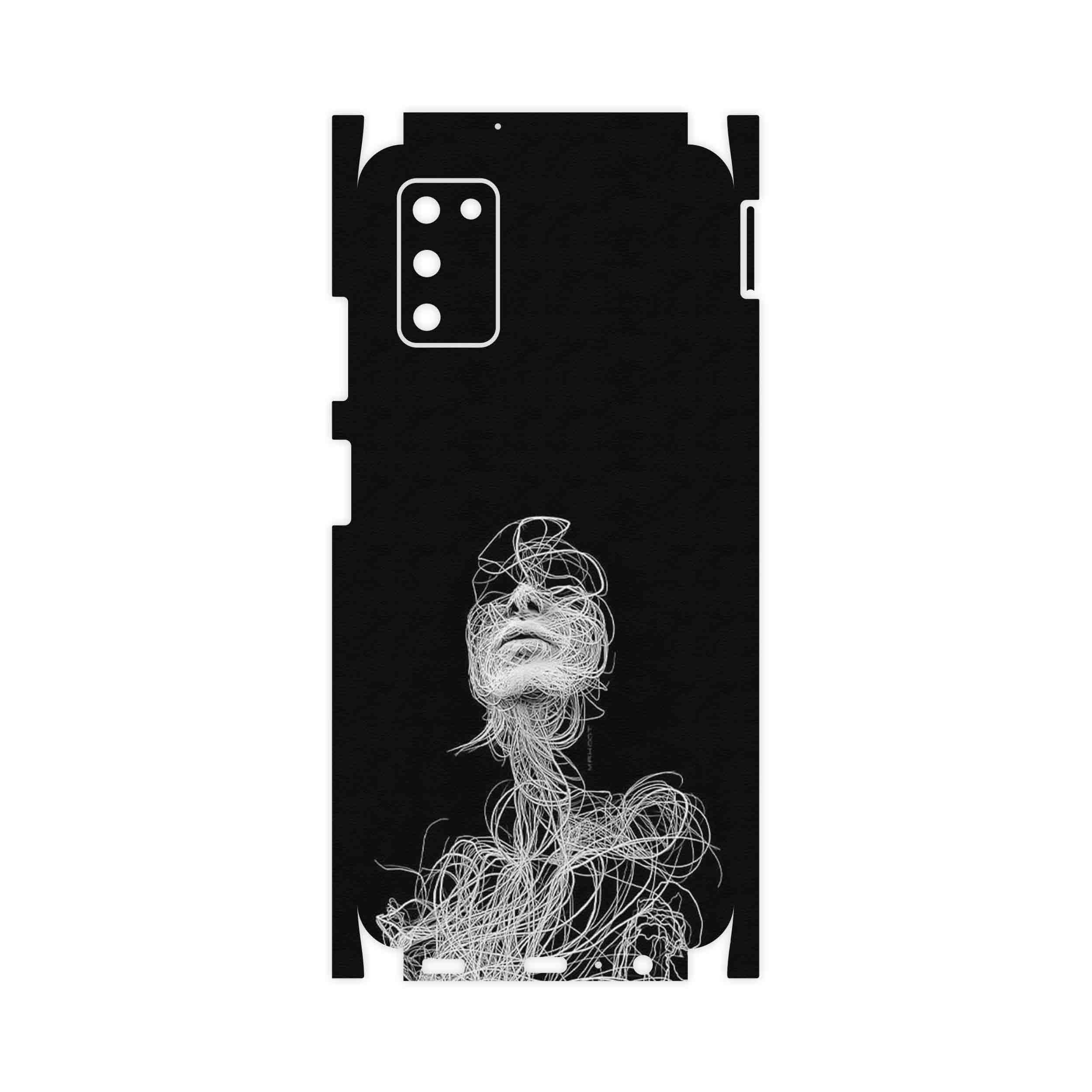 برچسب پوششی ماهوت مدل Strings Digital Art 2-FullSkin مناسب برای گوشی موبایل سامسونگ Galaxy A03S