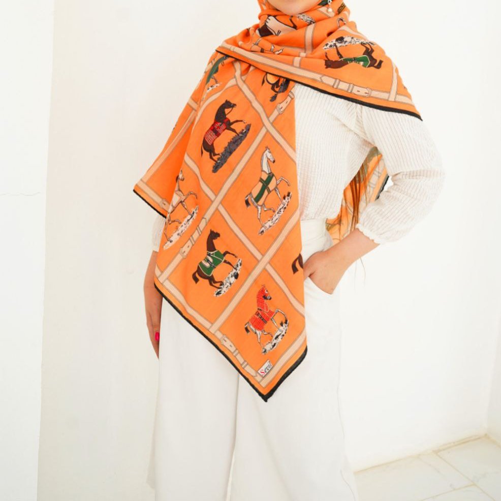 روسری سوپر نخ گارزا درجه 1