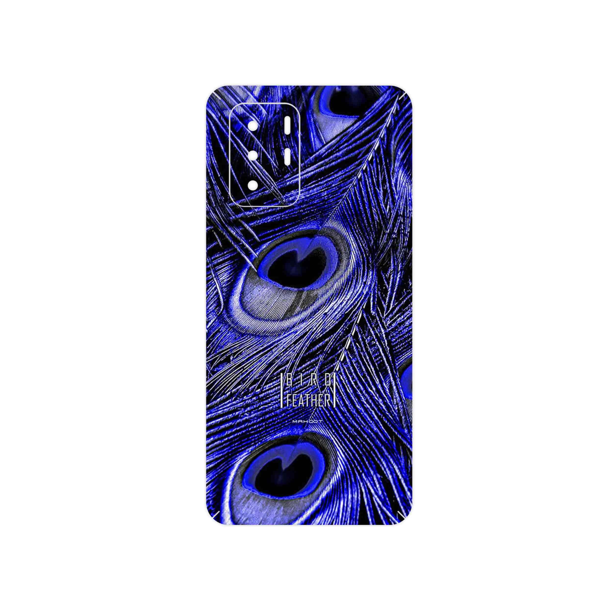 برچسب پوششی ماهوت مدل Purple Feather مناسب برای گوشی موبایل شیائومی Redmi Note 10 Pro (China)