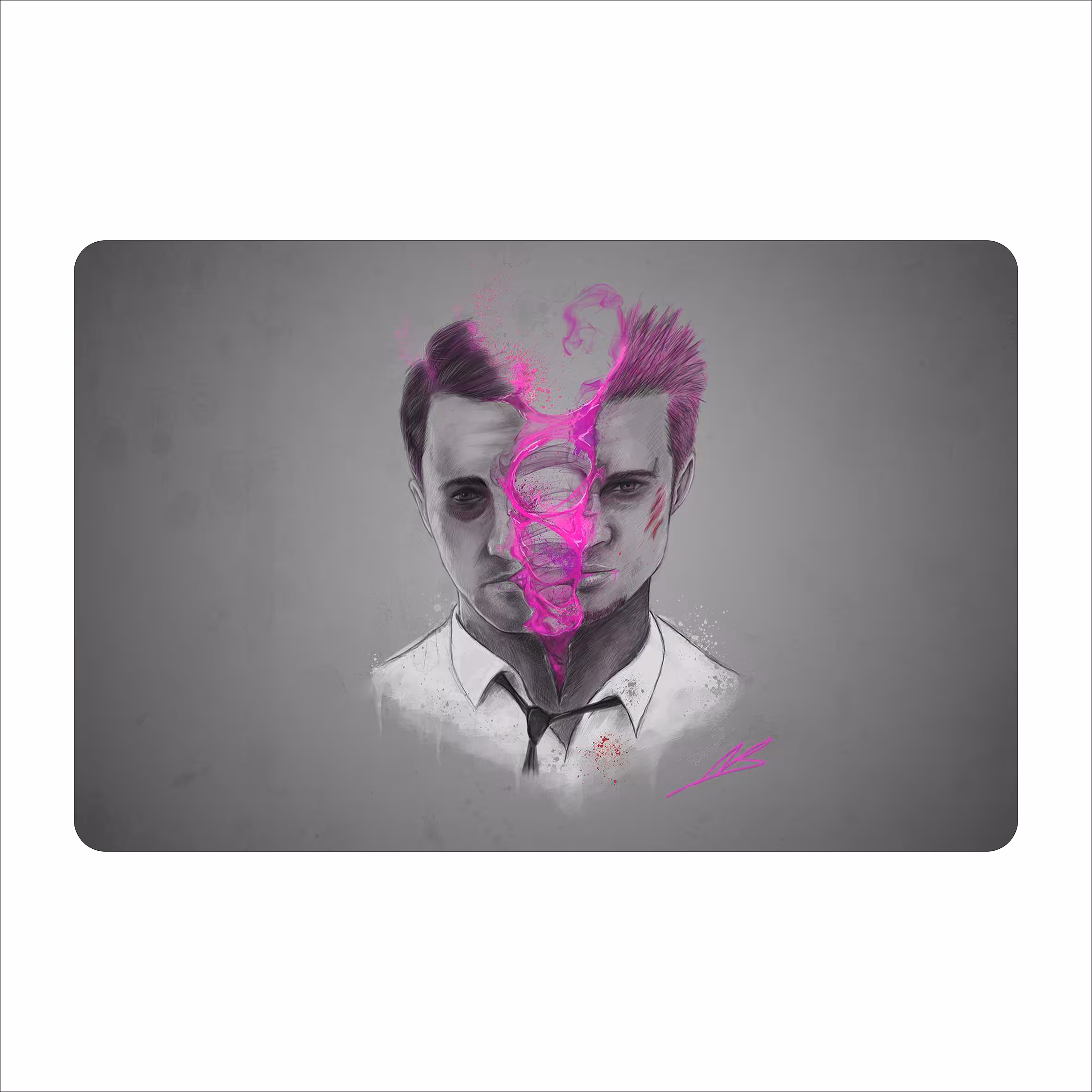 ماوس پد طرح فایت کلاب -fight club مدل mpb633