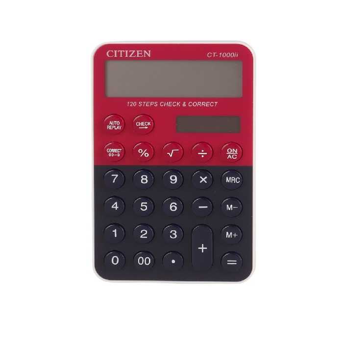 ماشین حساب جیبی رنگی سیتی زن کد CT-1000ii