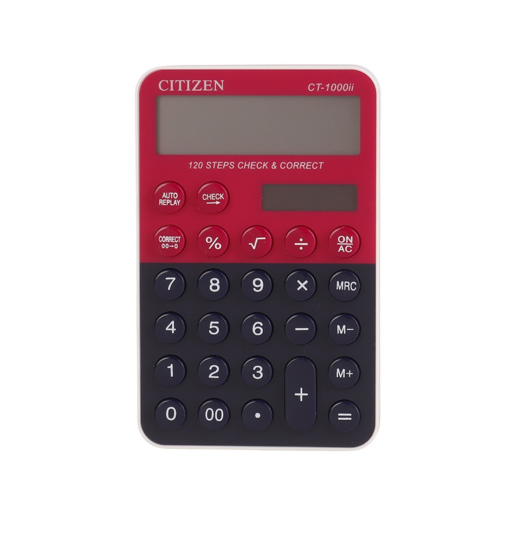 ماشین حساب جیبی رنگی سیتی زن کد CT-1000ii