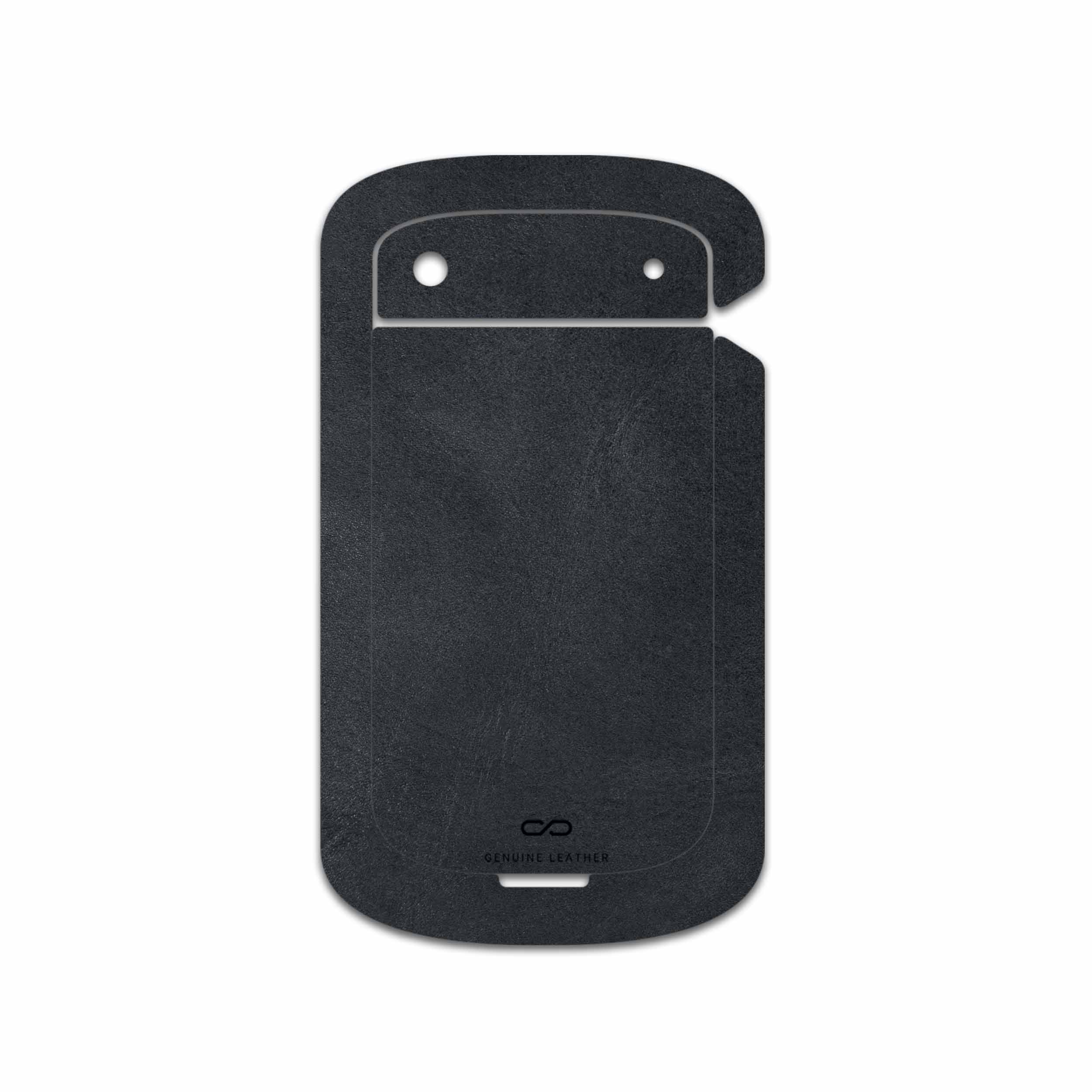 برچسب پوششی ماهوت مدل Graphite-Buffalo-Leather مناسب برای گوشی موبایل بلک بری Bold Touch 9900
