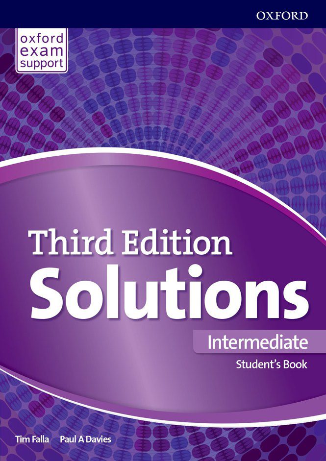 Solutions Intermediate 3rd SB WB DVD کتاب سلوشن اینترمدیت رحلی (کتاب دانش اموز کتاب کار CD)