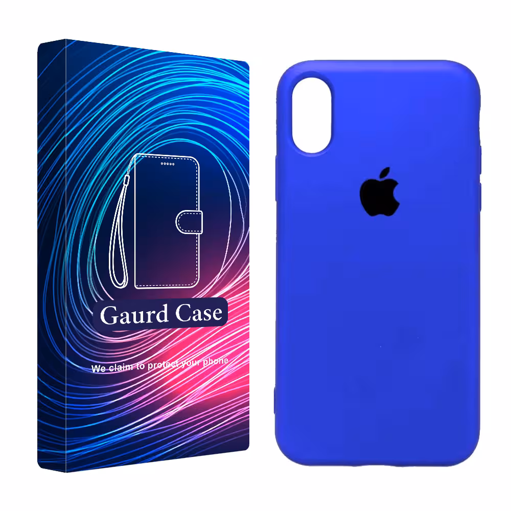 کاور گارد کیس مدل SILICONB1 مناسب برای گوشی موبایل اپل iPhone XS Max 