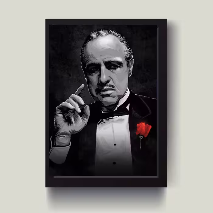 تابلو مدل Godfather کد m50309 | دنیای قاب