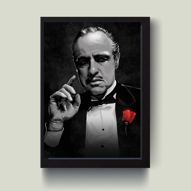 تابلو مدل Godfather کد m50309 | دنیای قاب