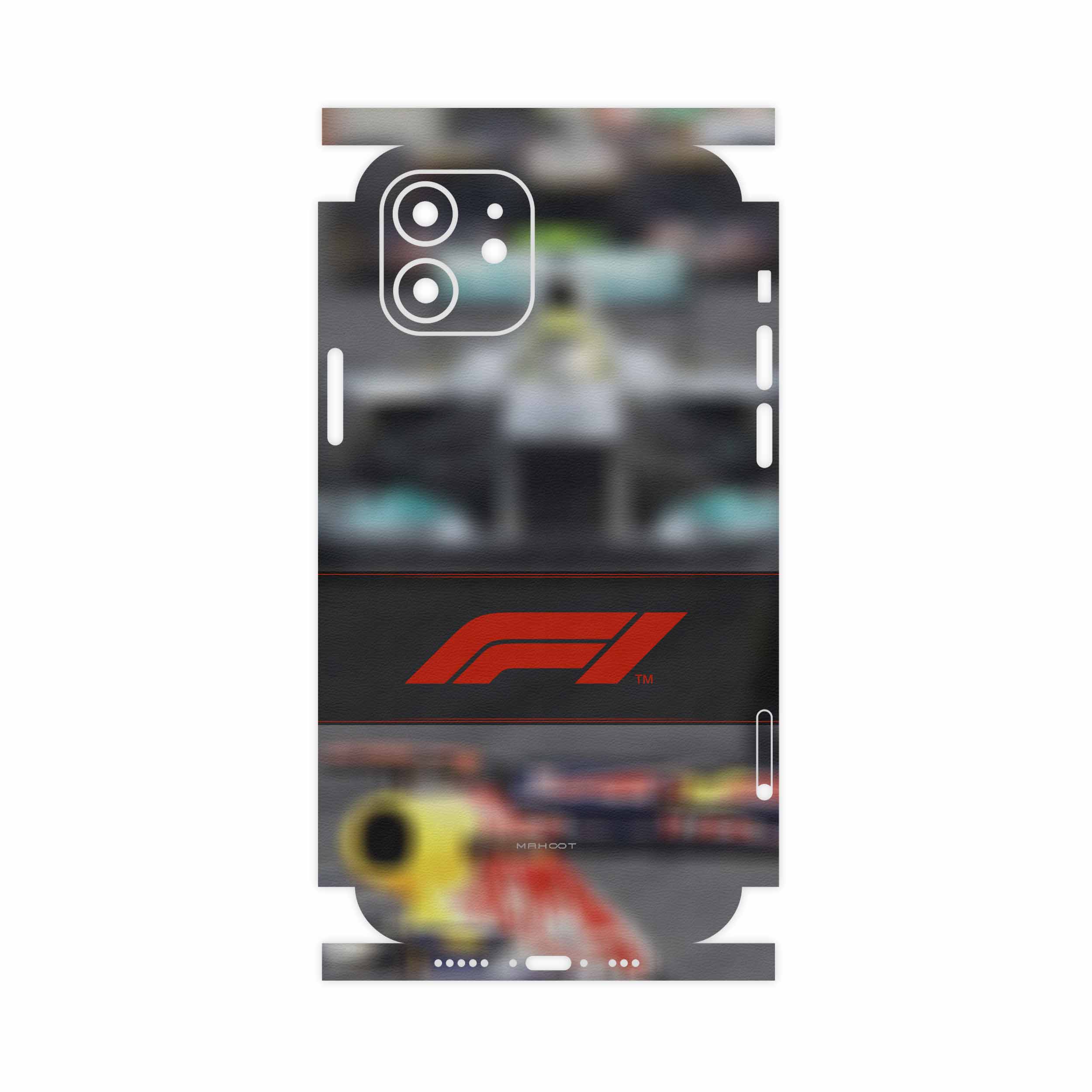 برچسب پوششی ماهوت مدل Formula One-FullSkin مناسب برای گوشی موبایل اپل iPhone 12