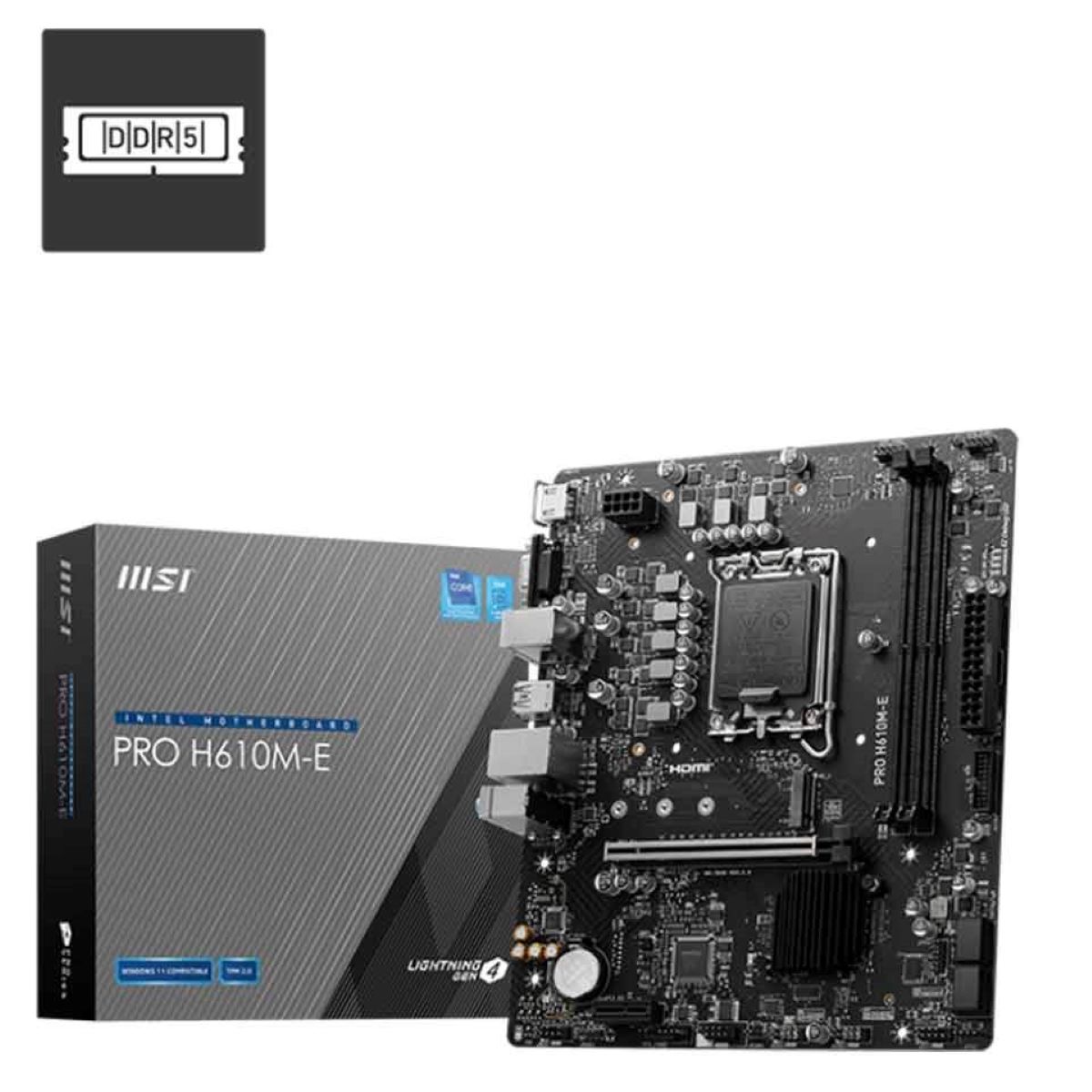خرید مادربرد MSI PRO H610M-E DDR5 با بهترین قیمت