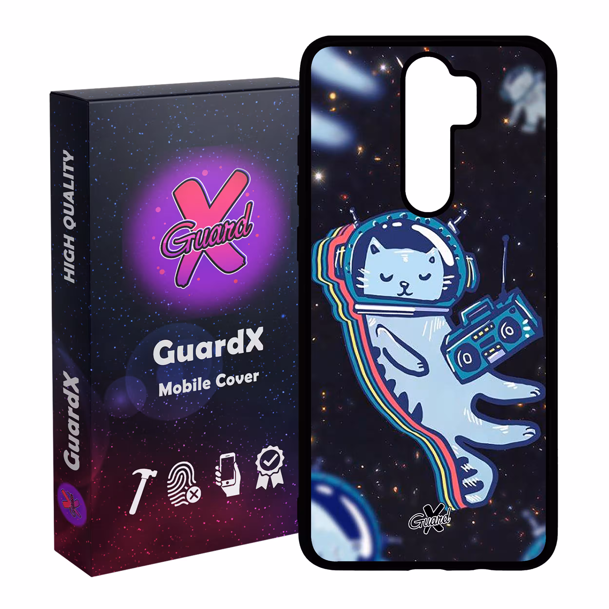کاور گارد ایکس طرح Galaxy مدل Glass10072 مناسب برای گوشی موبایل شیائومی Redmi 9 / 9 Prime