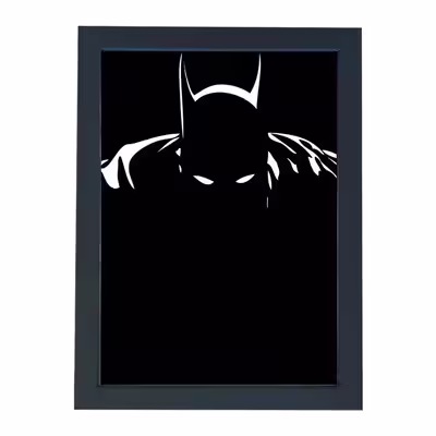 تابلو گالری چهره پرداز رخ مدل بتمن طرح Batman Minimalist Art کد GCPA_10014