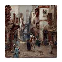 کاشی کارنیلا طرح نقاشی سوریه قرن نوزدهم مدل لوحی کد klh547