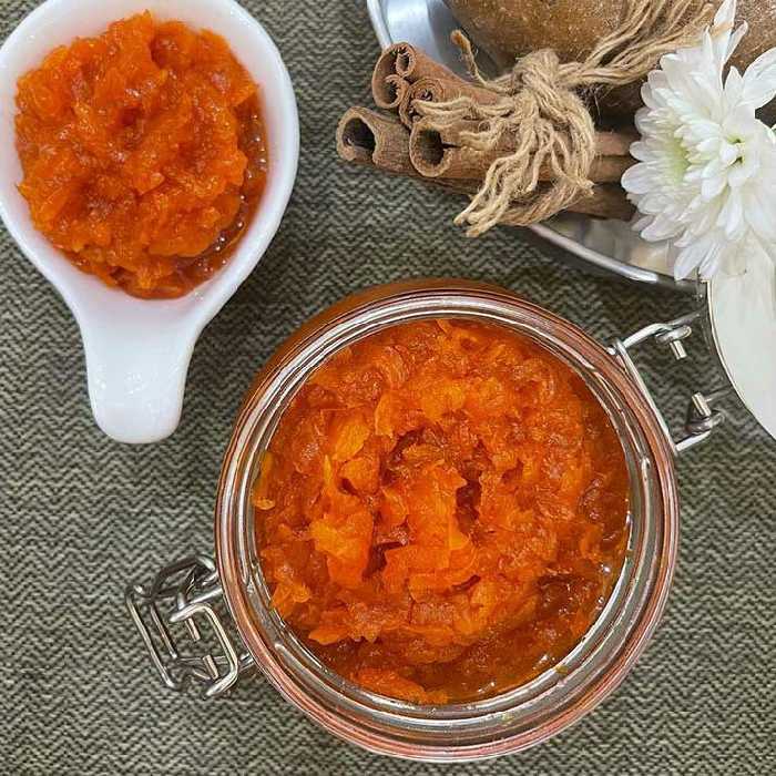 مربای هویچ رنده شده خانگی با مواد  مرغوب( 1000 گرمی )