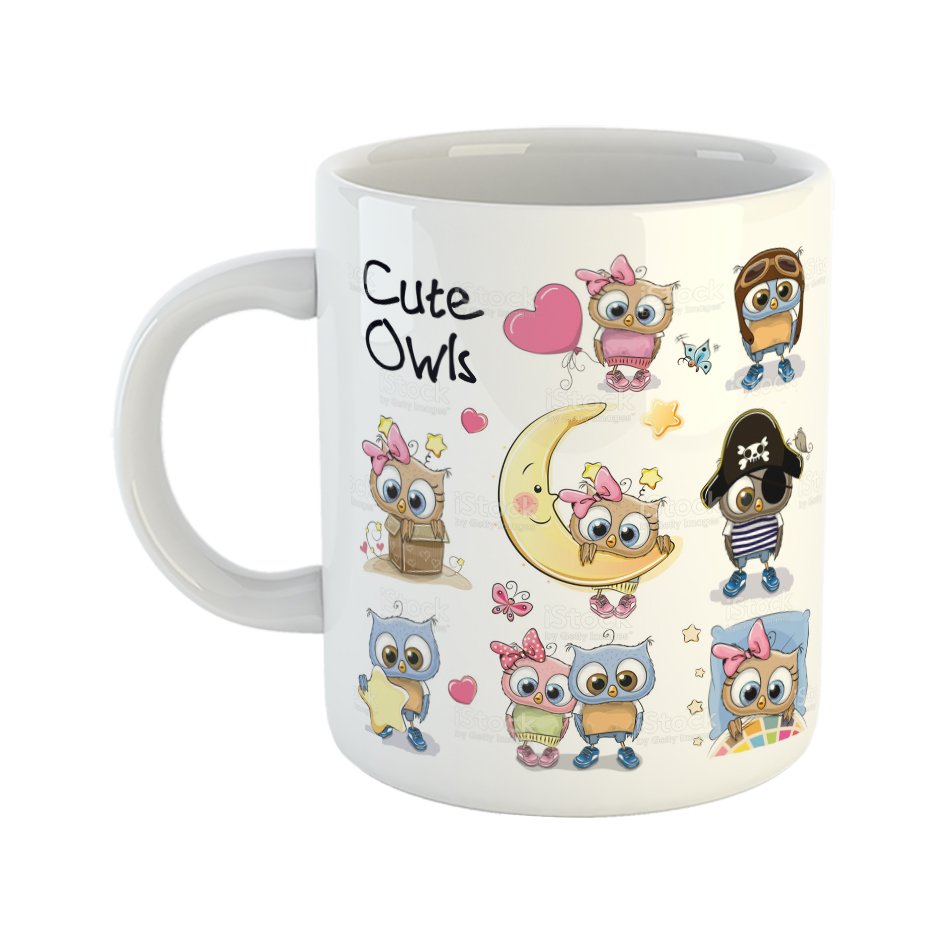 ماگ طرح جغد کد 201